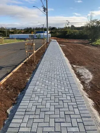 Construção de calçadas